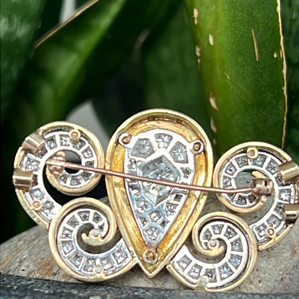 18 karat gold, and 4 1/2 carat diamond necklace - Picture 15 of 17